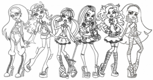 Free Monster High Coloring Pages to Print   754994