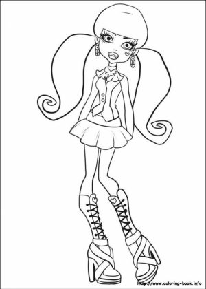 Free Monster High Coloring Pages to Print   920522