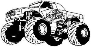 Free Monster Truck Coloring Pages   16638