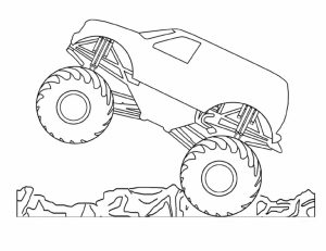 Free Monster Truck Coloring Pages   48925