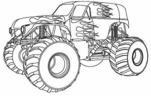 Free Monster Truck Coloring Pages to Print   51094