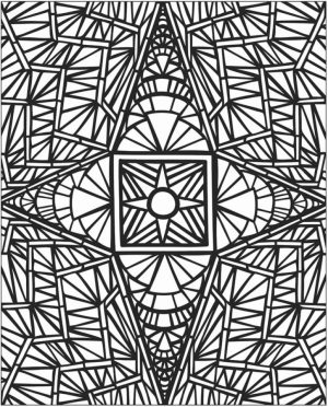 Free Mosaic Coloring Pages   47124