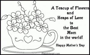 Free Mothers Day Kids Coloring Pages Printable   92184