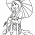 Disney Princess Mulan Coloring Pages