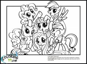 Free My Little Pony Friendship Is Magic Coloring Pages for Toddlers   54495