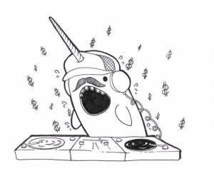 Free Narwhal Coloring Pages to Print   33958