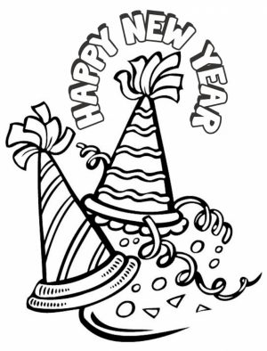 Free New Years Coloring Pages for Toddlers   54502