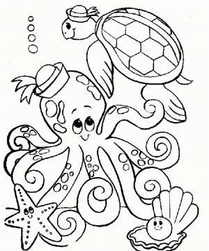 Free Octopus Coloring Pages to Print   t29m23