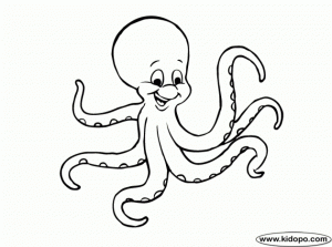 Free Octopus Coloring Pages to Print   v5qom