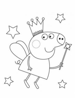 Free Peppa Pig Coloring Pages   67192