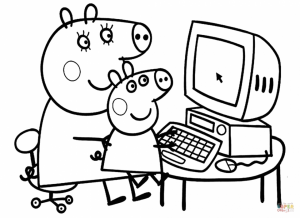 Free Peppa Pig Coloring Pages   68107