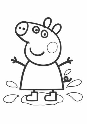 Free Peppa Pig Coloring Pages to Print   29824