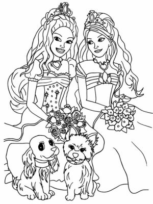 Free Picture of Barbie Coloring Pages   prmlr
