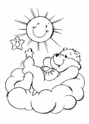 Free Picture of Care Bear Coloring Pages   prmlr
