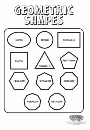 Free Picture of Shapes Coloring Pages   prmlr