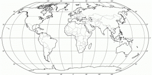 Free Picture of World Map Coloring Pages   prmlr