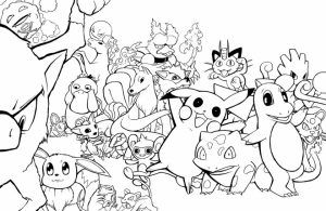 Free Pokemon Coloring Page to Print   7867