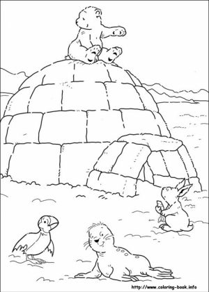 Free Polar Bear Coloring Pages for Toddlers   p97hr