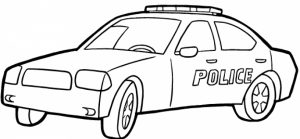 Free Police Car Coloring Pages   33958