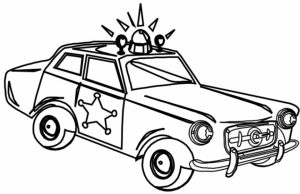 Free Police Car Coloring Pages to Print   33958