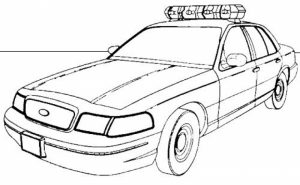 Free Police Car Coloring Pages to Print   77745