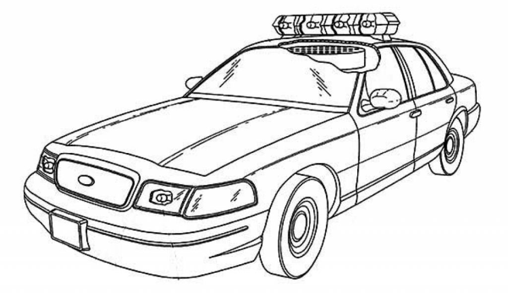 Get This Free Police Car Coloring Pages to Print 84785