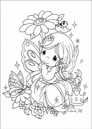 Free Precious Moments Coloring Pages   5621
