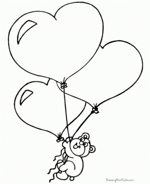 Free Preschool Hearts Coloring Pages to Print   T77HA