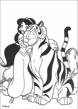 Free Preschool Jasmine Coloring Pages to Print   94518