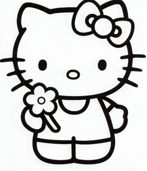 Free Preschool Kitty Coloring Pages to Print   94515