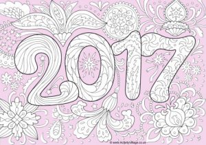 Free Preschool New Years Coloring Pages to Print   94523