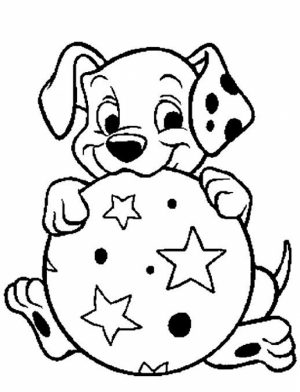 Free Preschool Puppy Coloring Pages to Print   T77HA