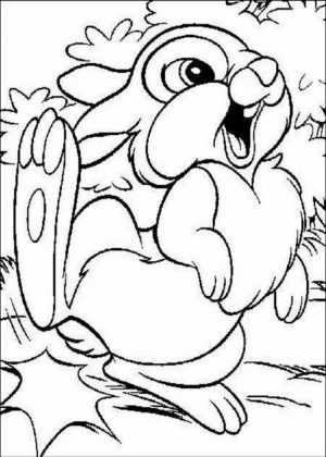 Free Preschool Rabbit Coloring Pages to Print   T77HA