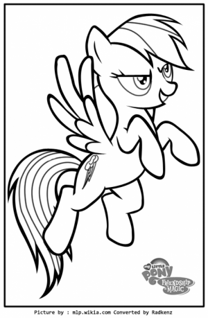 Free Preschool Rainbow Dash Coloring Pages to Print   94521
