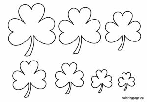 Free Preschool Shamrock Coloring Pages to Print   p1ivq