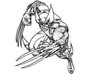 Free Preschool Wolverine Coloring Pages to Print   OLoEv