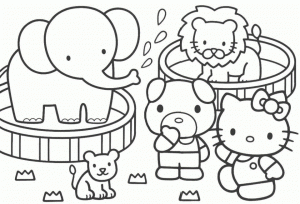 Free Preschool Zoo Coloring Pages to Print   94519