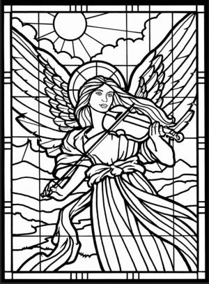 Free Printable Angel Coloring Pages for Adults   39HBY