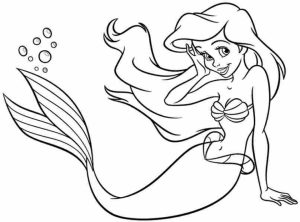 Free Printable Ariel Coloring Pages for Kids   5gzkd