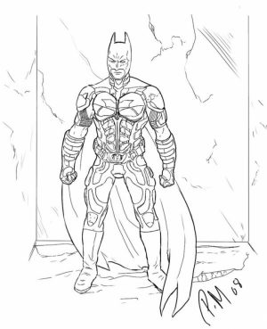 Free Printable Batman Coloring Pages DC Superhero   SYC61