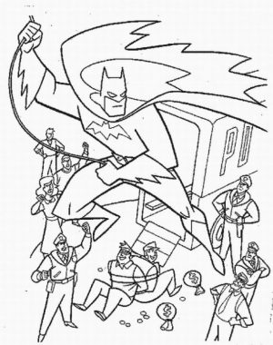 Free Printable Batman Coloring Pages DC Superhero   YTB27