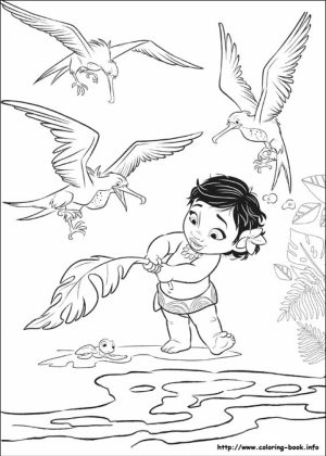 Free Printable Disney Moana Coloring Pages   MN58C