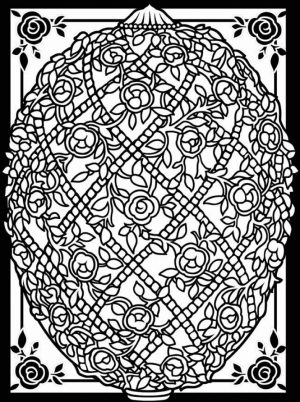 Free Printable Easter Egg Coloring Pages for Adults   23512