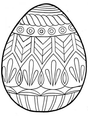 Free Printable Easter Egg Coloring Pages for Adults   36451