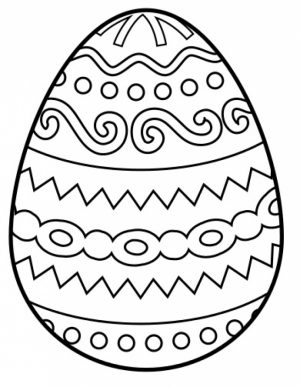 Free Printable Easter Egg Coloring Pages for Adults   56747