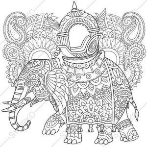 Free Printable Elephant Coloring Pages for Adults   zc579