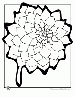 Free Printable Flower Coloring Pages   3967