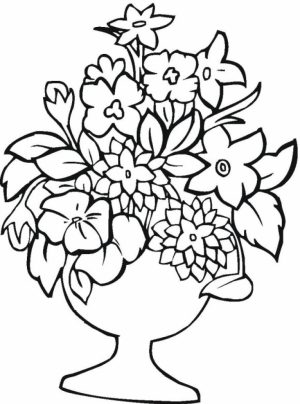 Free Printable Flower Coloring Pages   6720