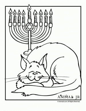 Free Printable Hanukkah Coloring Pages for Kids   I86Om