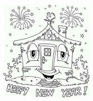 Free Printable New Years Coloring Pages Online   31009